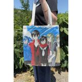 Zipzap Kagerou Project V4 Yazlık Kışlık Çift Taraflı Kanvas Baskı Bez Çanta Anime Çantası