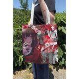 Zipzap Kakegurui V3 Yazlık Kışlık Çift Taraflı Kanvas Baskı Bez Çanta Anime Çantası