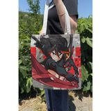 Zipzap Kill La Kill V1 Yazlık Kışlık Çift Taraflı Kanvas Baskı Bez Çanta Anime Çantası