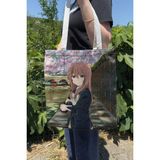 Zipzap Koe No Katachi V4 Yazlık Kışlık Çift Taraflı Kanvas Baskı Bez Çanta Anime Çantası