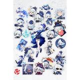 Zipzap Lady Furina Genshin Impact Anime Gacha Yapışkanlı Folyo Sticker Paketi (23 Adet)