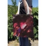 Zipzap Mirai Nikki V1 Yazlık Kışlık Çift Taraflı Kanvas Baskı Bez Çanta Anime Çantası