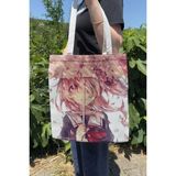 Zipzap Mirai Nikki V4 Yazlık Kışlık Çift Taraflı Kanvas Baskı Bez Çanta Anime Çantası