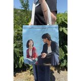 Zipzap Mr Plankton K Drama Kdrama V2 Çift Taraflı Yazlık Kışlık Kanvas Baskı Bez Çanta Dizi Film