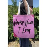 Zipzap Never Have I Ever V4 Çift Taraflı Yazlık Kışlık Kanvas Baskı Bez Çanta Dizi Film