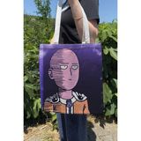 Zipzap One Punch Man V1 Yazlık Kışlık Çift Taraflı Kanvas Baskı Bez Çanta Anime Çantası