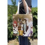 Zipzap Plastic Memories V1 Yazlık Kışlık Çift Taraflı Kanvas Baskı Bez Çanta Anime Çantası
