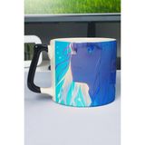 Zipzap Re Zero Anime Baskılı Seramik Lüks Kupa (1 Adet) Özel Siyah Kulp Dalga Kulp V1D - Renkli