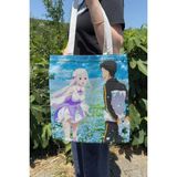Zipzap Re Zero V3 Yazlık Kışlık Çift Taraflı Kanvas Baskı Bez Çanta Anime Çantası
