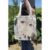 Zipzap Re Zero V5 Yazlık Kışlık Çift Taraflı Kanvas Baskı Bez Çanta Anime Çantası