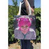 Zipzap Saiki Kusuo V3 Yazlık Kışlık Çift Taraflı Kanvas Baskı Bez Çanta Anime Çantası