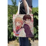 Zipzap Sangatsu No Lion V5 Yazlık Kışlık Çift Taraflı Kanvas Baskı Bez Çanta Anime Çantası