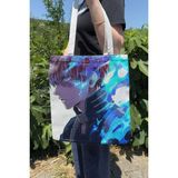 Zipzap Shoto Todoroki V1 Yazlık Kışlık Çift Taraflı Kanvas Baskı Bez Çanta Anime Çantası