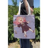 Zipzap Spy × Family V1 Yazlık Kışlık Çift Taraflı Kanvas Baskı Bez Çanta Anime Çantası