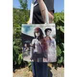 Zipzap Steins;gate V1 Yazlık Kışlık Çift Taraflı Kanvas Baskı Bez Çanta Anime Çantası