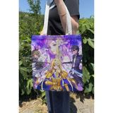 Zipzap Sword Art Online V5 Yazlık Kışlık Çift Taraflı Kanvas Baskı Bez Çanta Anime Çantası
