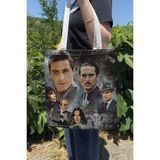 Zipzap The Godfather V4 Çift Taraflı Yazlık Kışlık Kanvas Baskı Bez Çanta