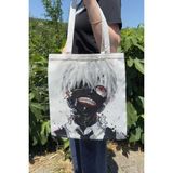 Zipzap Tokyo Ghoul V2 Yazlık Kışlık Çift Taraflı Kanvas Baskı Bez Çanta Anime Çantası