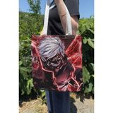 Zipzap Tokyo Ghoul V5 Yazlık Kışlık Çift Taraflı Kanvas Baskı Bez Çanta Anime Çantası