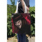 Zipzap V For Vendetta V1 Çift Taraflı Yazlık Kışlık Kanvas Baskı Bez Çanta
