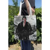 Zipzap Vagabond V1 Yazlık Kışlık Çift Taraflı Kanvas Baskı Bez Çanta Anime Çantası