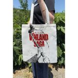 Zipzap Vinland Saga V4 Yazlık Kışlık Çift Taraflı Kanvas Baskı Bez Çanta Anime Çantası