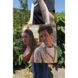 Zipzap You V1 Çift Taraflı Yazlık Kışlık Kanvas Baskı Bez Çanta Dizi Film