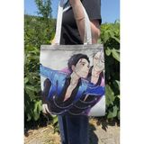 Zipzap Yuri On Ice V3 Yazlık Kışlık Çift Taraflı Kanvas Baskı Bez Çanta Anime Çantası
