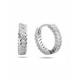 Zirconia Baget Diamond Model Halka Kadin Gumus Kupe 16 Mm