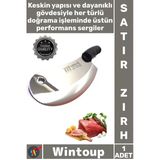 #Zırh Çelik Mutfak Şef Profesyonel Paslanmaz Keskin Salata Soğan Bıçağı Pide Kesici Şık Satır Zırh