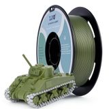 ZIRO Karbon Fiber PLA Filament 1.75mm, 3D Yazıcı Filament PLA 1.75mm 0.8kg Makara - Askeri Yeşil