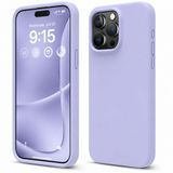 ZİRVE iPhone 13 Pro İle Uyumlu Kılıf İçi Kadife Yüksek Kalite Tam Uyum İLAS Yumuşak Silikon Telefon Kılıfı Lila