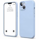 ZİRVE iPhone 15 İle Uyumlu Kılıf İçi Kadife Yüksek Kalite Tam Uyum İLAS Yumuşak Silikon Telefon Kılıfı Bebek Mavi