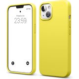 ZİRVE iPhone 15 Plus İle Uyumlu Kılıf İçi Kadife Yüksek Kalite Tam Uyum İLAS Yumuşak Silikon Telefon Kılıfı Sarı