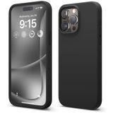 ZİRVE iPhone 16 Pro Max İle Uyumlu Kılıf İçi Kadife Yüksek Kalite Tam Uyum İLAS Yumuşak Silikon Telefon Kılıfı Siyah