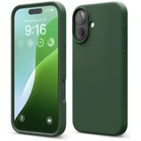 ZİRVE iPhone 17 İle Uyumlu Kılıf İçi Kadife Yüksek Kalite Tam Uyum İLAS Yumuşak Silikon Telefon Kılıfı Haki