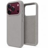 ZİRVE iPhone 17 Pro İle Uyumlu Kılıf İçi Kadife Yüksek Kalite Tam Uyum İLAS Yumuşak Silikon Telefon Kılıfı Gri