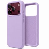 ZİRVE iPhone 17 Pro İle Uyumlu Kılıf İçi Kadife Yüksek Kalite Tam Uyum İLAS Yumuşak Silikon Telefon Kılıfı Lila