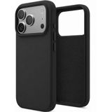 ZİRVE iPhone 17 Pro İle Uyumlu Kılıf İçi Kadife Yüksek Kalite Tam Uyum İLAS Yumuşak Silikon Telefon Kılıfı Siyah