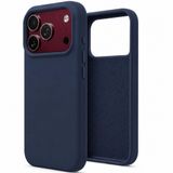 ZİRVE iPhone 17 Pro Max İle Uyumlu Kılıf İçi Kadife Yüksek Kalite Tam Uyum İLAS Yumuşak Silikon Telefon Kılıfı Pasific Blue