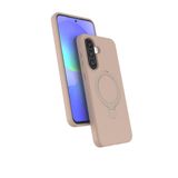 ZİRVE TREND Galaxy A26/A17/A18 ile Uyumlu Kılıf Regal Magsafe ile Uyumlu Kablosuz Şarj Özellikli Stand Olabilen Yüksek Kalite Telefon Kılıfı Çöl Titanyum