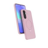 ZİRVE TREND Galaxy A26/A17/A18 ile Uyumlu Kılıf Regal Magsafe ile Uyumlu Kablosuz Şarj Özellikli Stand Olabilen Yüksek Kalite Telefon Kılıfı Pembe