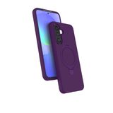 ZİRVE TREND Galaxy A56 / A36 ile Uyumlu Kılıf Regal Magsafe ile Uyumlu Kablosuz Şarj Özellikli Stand Olabilen Yüksek Kalite Telefon Kılıfı Derin Mor