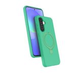 ZİRVE TREND Galaxy A56 / A36 ile Uyumlu Kılıf Regal Magsafe ile Uyumlu Kablosuz Şarj Özellikli Stand Olabilen Yüksek Kalite Telefon Kılıfı Yeşil