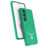 ZİRVE TREND Galaxy S26 Plus ile Uyumlu Kılıf Regal Magsafe ile Uyumlu Kablosuz Şarj Özellikli Stand Olabilen Yüksek Kalite Telefon Kılıfı Çöl Titanyum