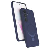 ZİRVE TREND Galaxy S26 Plus ile Uyumlu Kılıf Regal Magsafe ile Uyumlu Kablosuz Şarj Özellikli Stand Olabilen Yüksek Kalite Telefon Kılıfı Lacivert