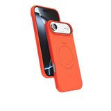 ZİRVE TREND iPhone 17 Air ile Uyumlu Kılıf Regal Magsafe ile Uyumlu Kablosuz Şarj Özellikli Stand Olabilen Yüksek Kalite Telefon Kılıfı Turuncu