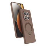 ZİRVE TREND Redmi Note 15 Pro 5G ile Uyumlu Kılıf Regal Magsafe ile Uyumlu Kablosuz Şarj Özellikli Stand Olabilen Yüksek Kalite Telefon Kılıfı Çöl Titanyum