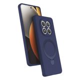 ZİRVE TREND Redmi Note 15 Pro 5G ile Uyumlu Kılıf Regal Magsafe ile Uyumlu Kablosuz Şarj Özellikli Stand Olabilen Yüksek Kalite Telefon Kılıfı Lacivert