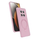 ZİRVE TREND Redmi Note 15 Pro 5G ile Uyumlu Kılıf Regal Magsafe ile Uyumlu Kablosuz Şarj Özellikli Stand Olabilen Yüksek Kalite Telefon Kılıfı Pembe
